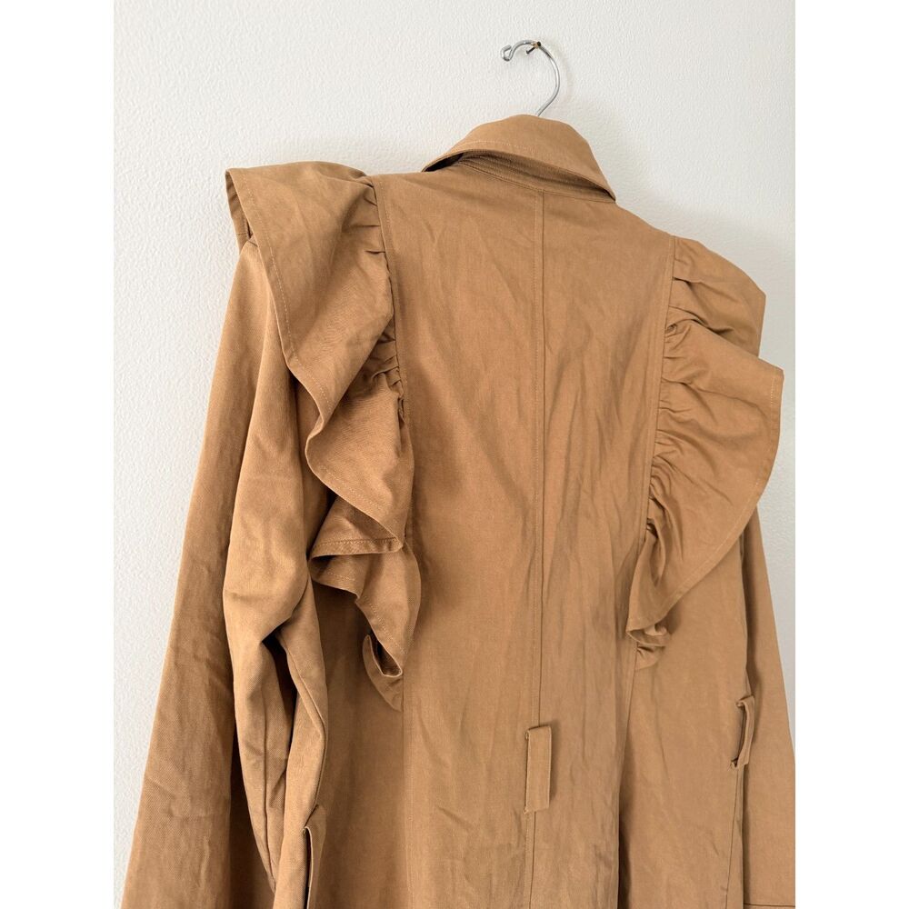 Who What Wear Ruffle Duster Jacket Large - Picture 3 of 9